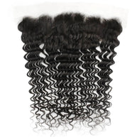 Deep Wave 13x4 HD Lace Human Hair Frontal Private Label