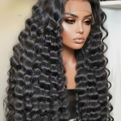 Brazilian Raw Deep Wave HD Closure Wig-The Hair Pusher