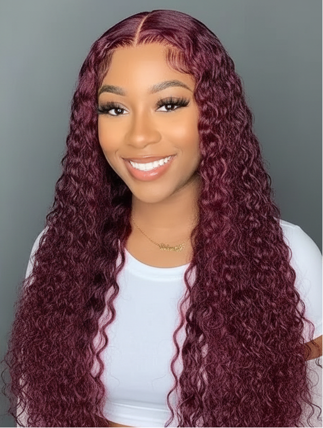Burgundy Hd Lace Wig The Hair Pusher