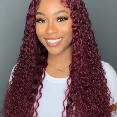 Burgundy Hd Lace Wig The Hair Pusher