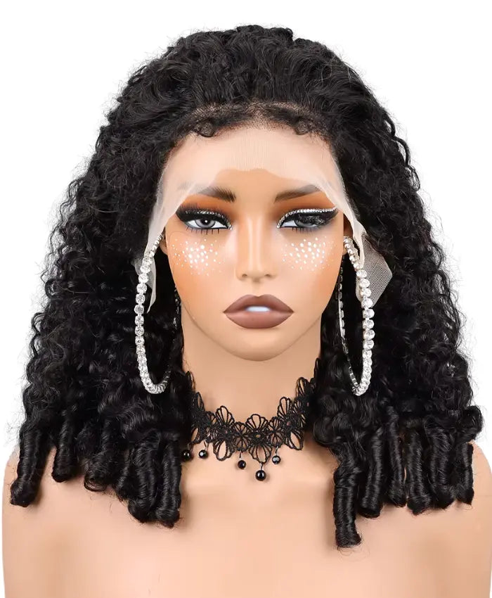 HD Burmese Curly Glue-less 13x6 Lace Wig