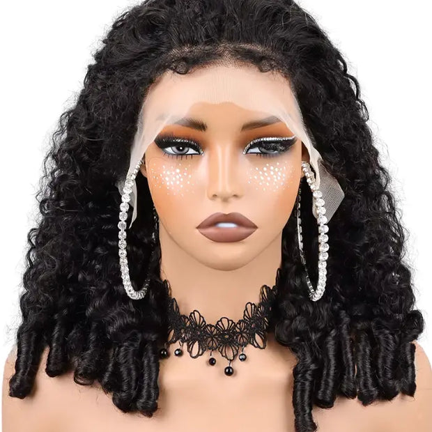 HD Burmese Curly Glue-less 13x6 Lace Wig