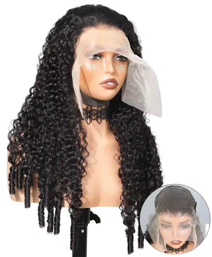 HD Burmese Curly Glue-less 13x6 Lace Wig