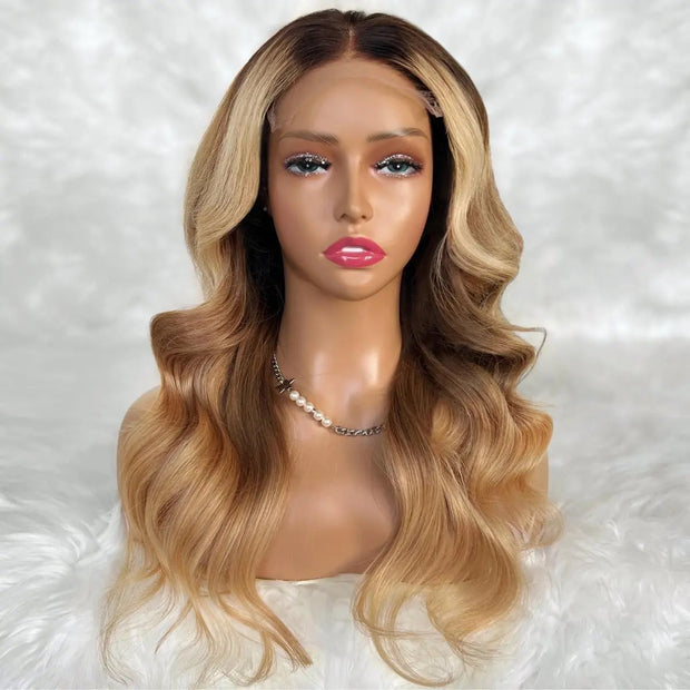 Charlotte Glueless 5x5 HD Lace Professionally Colored 100% Human Hair Closure Wig Private Label