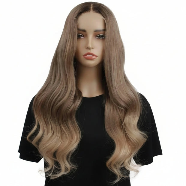 Cora Glueless 5x5 HD Lace Professionally Colored 100% Human Hair Closure Wig Private Label