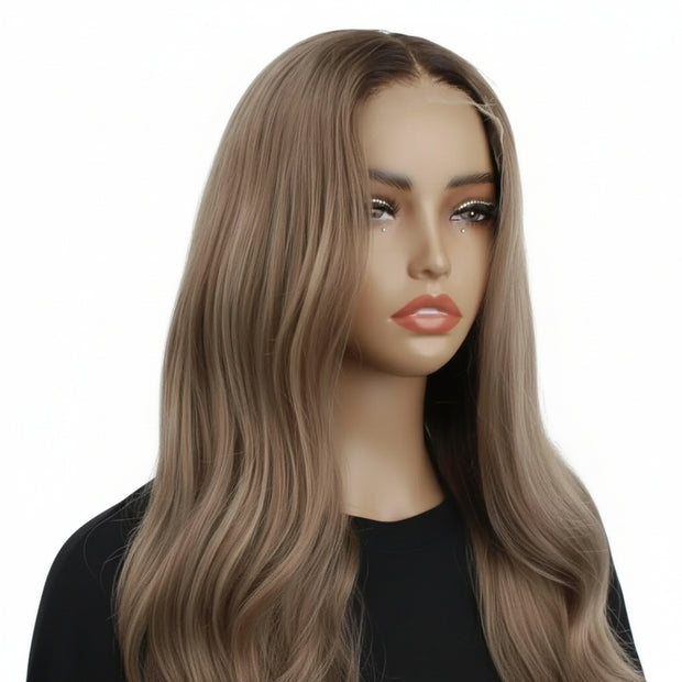 Cora Glueless 5x5 HD Lace Professionally Colored 100% Human Hair Closure Wig Private Label