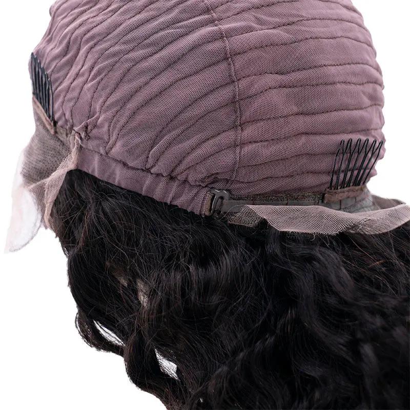 Deep Wave 13x4 HD Lace Front Human Hair Wig Private Label