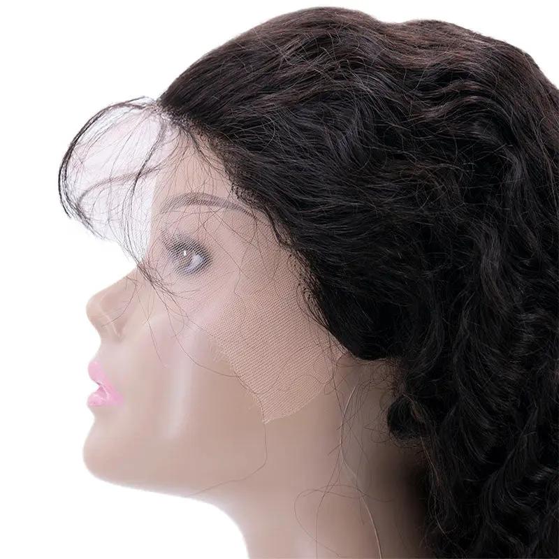Deep Wave 13x4 HD Lace Front Human Hair Wig Private Label