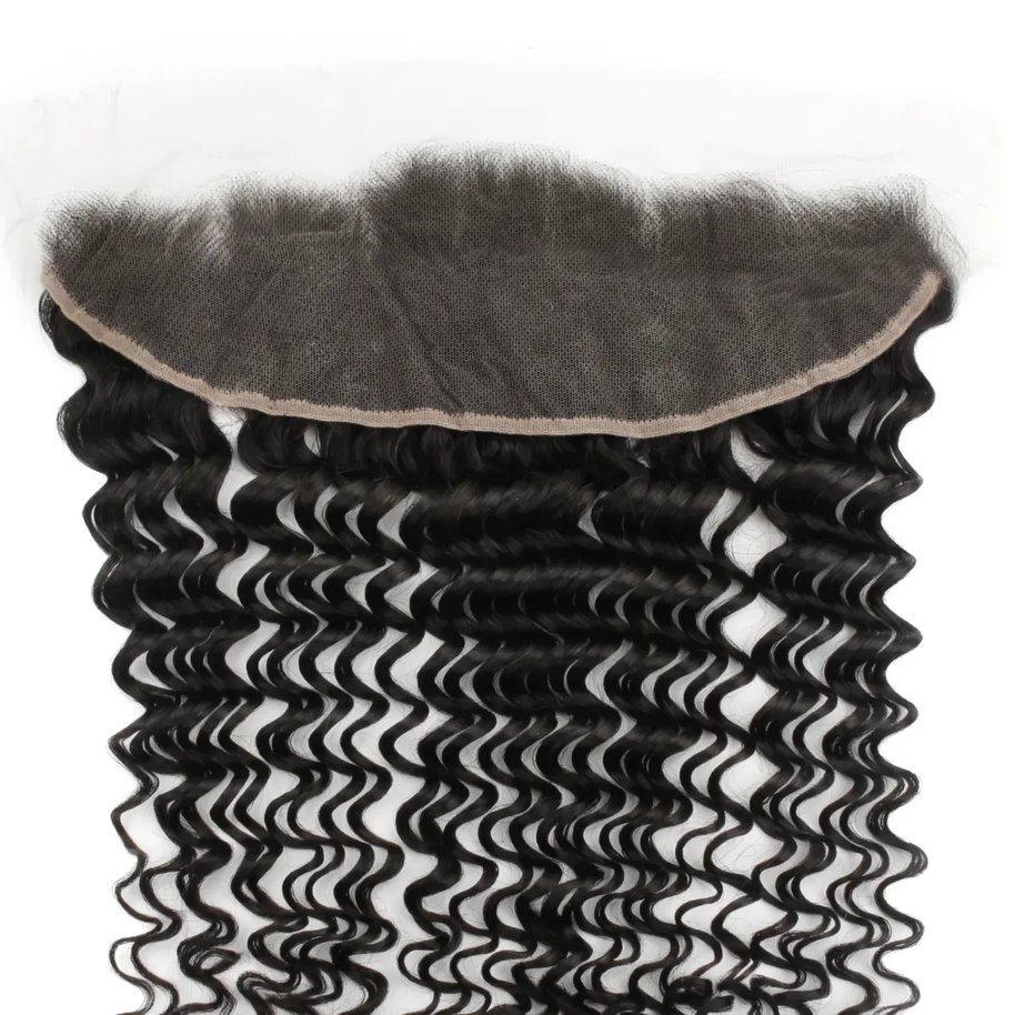Deep Wave 13x4 HD Lace Human Hair Frontal Private Label