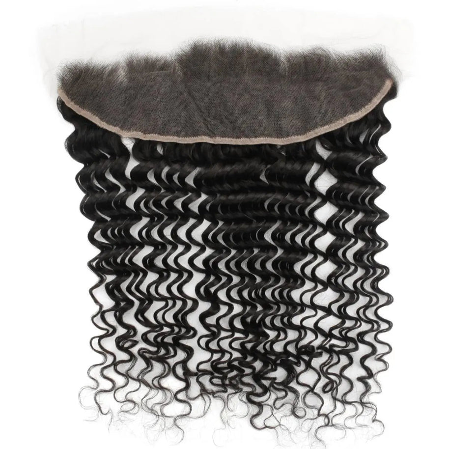 Deep Wave 13x4 HD Lace Human Hair Frontal Private Label