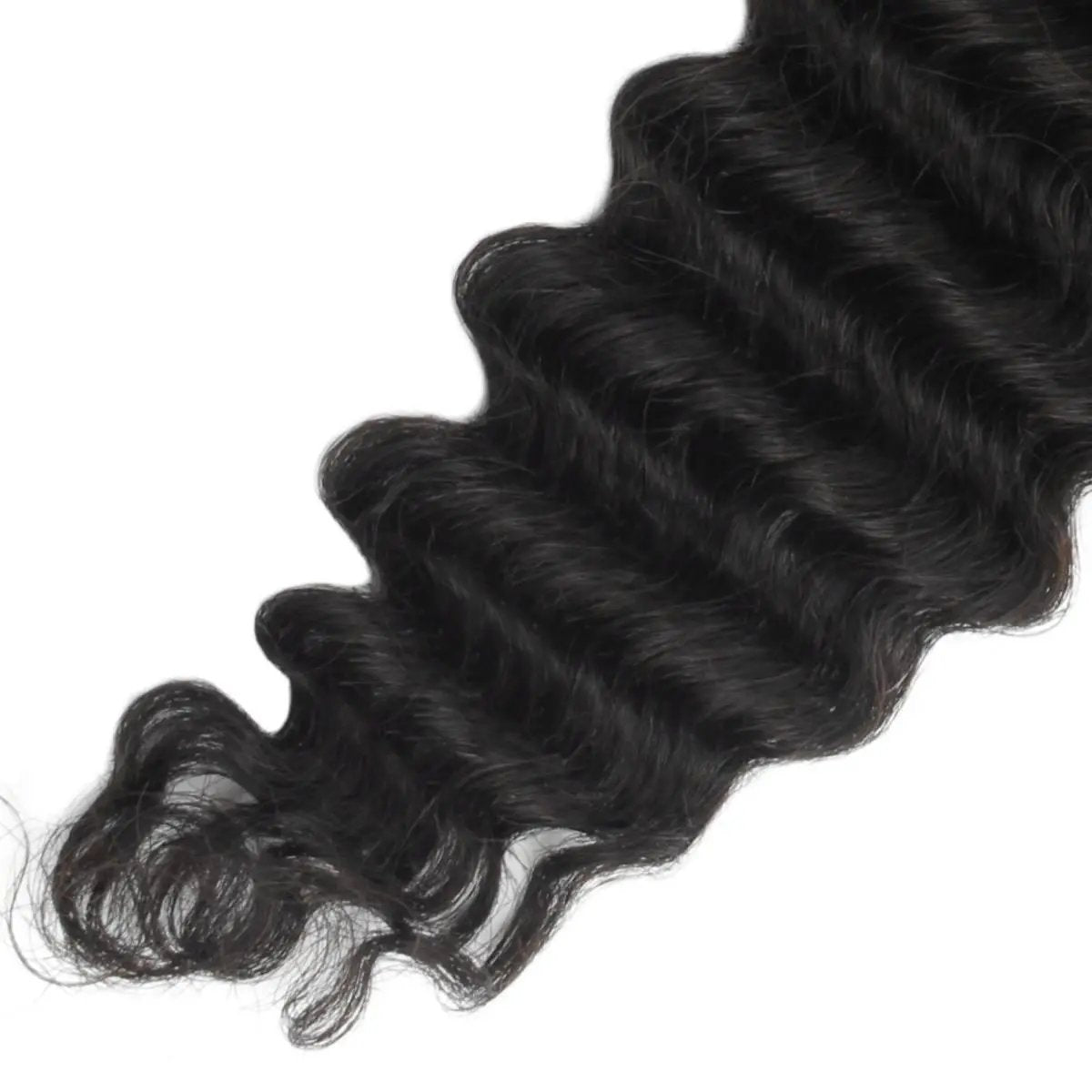 Deep Wave 4x4 HD Lace Human Hair Closure Private Label