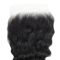 Deep Wave 5x5 Transparent Lace Human Hair Closure Private Label
