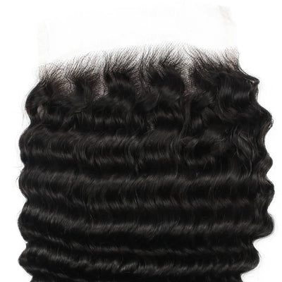 Deep Wave 6x6 HD Lace Human Hair Closure Private Label
