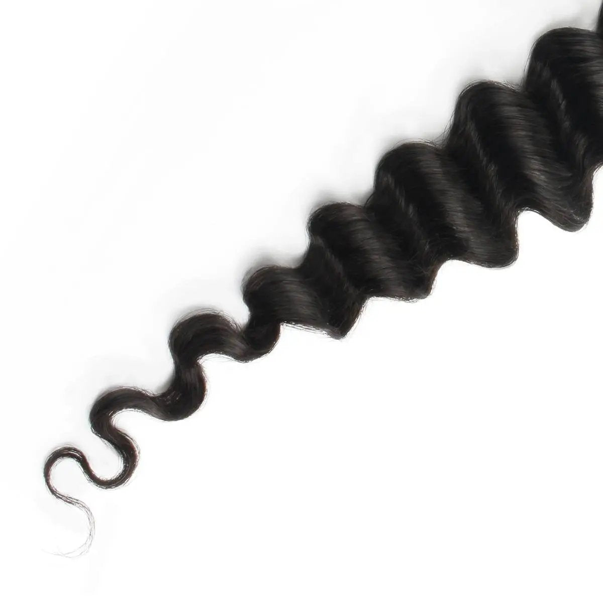 Deep Wave 2x6 Transparent Lace Human Hair Closure Private Label