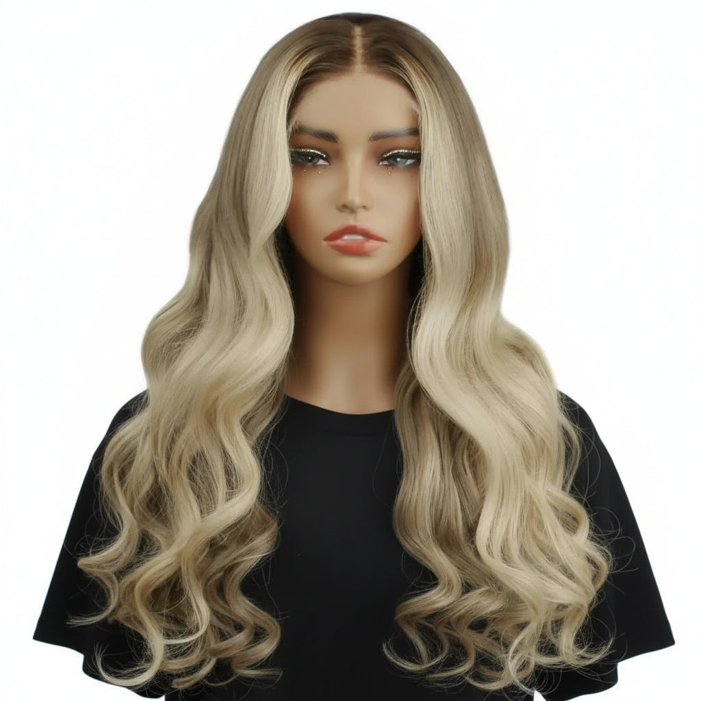 Gabriella Glueless 5x5 HD Lace Professionally Colored 100% Human Hair Closure Wig Private Label