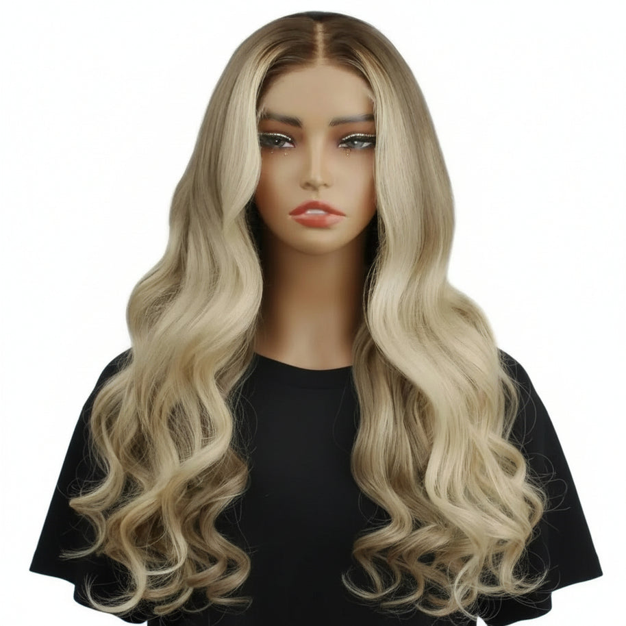 Gabriella Glueless 5x5 HD Lace Professionally Colored 100% Human Hair Closure Wig Private Label