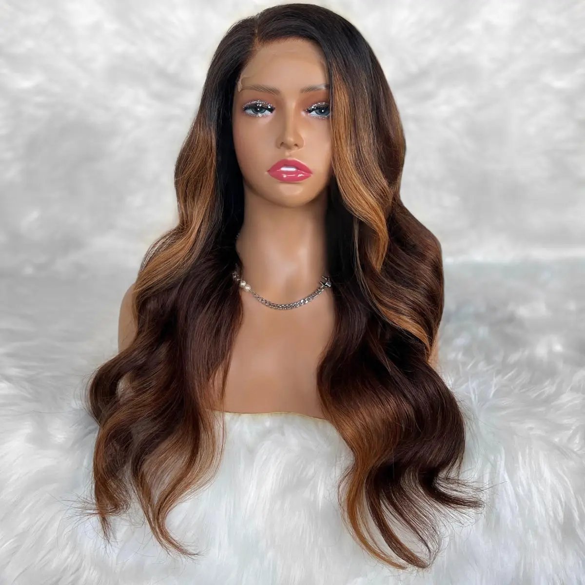 Giselle Glueless 5x5 HD Lace Professionally Colored 100% Human Hair Closure Wig Private Label