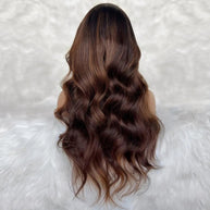 Giselle Glueless 5x5 HD Lace Professionally Colored 100% Human Hair Closure Wig Private Label