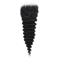 Deep Wave 5x5 HD Lace Human Hair Closure Private Label