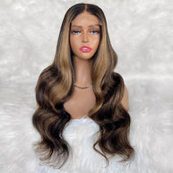 Harper Glueless 5x5 HD Lace Professionally Colored 100% Human Hair Closure Wig Private Label
