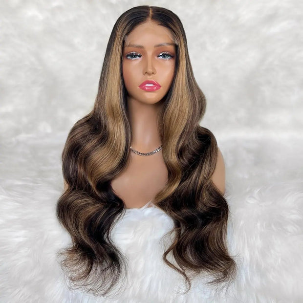 Harper Glueless 5x5 HD Lace Professionally Colored 100% Human Hair Closure Wig Private Label