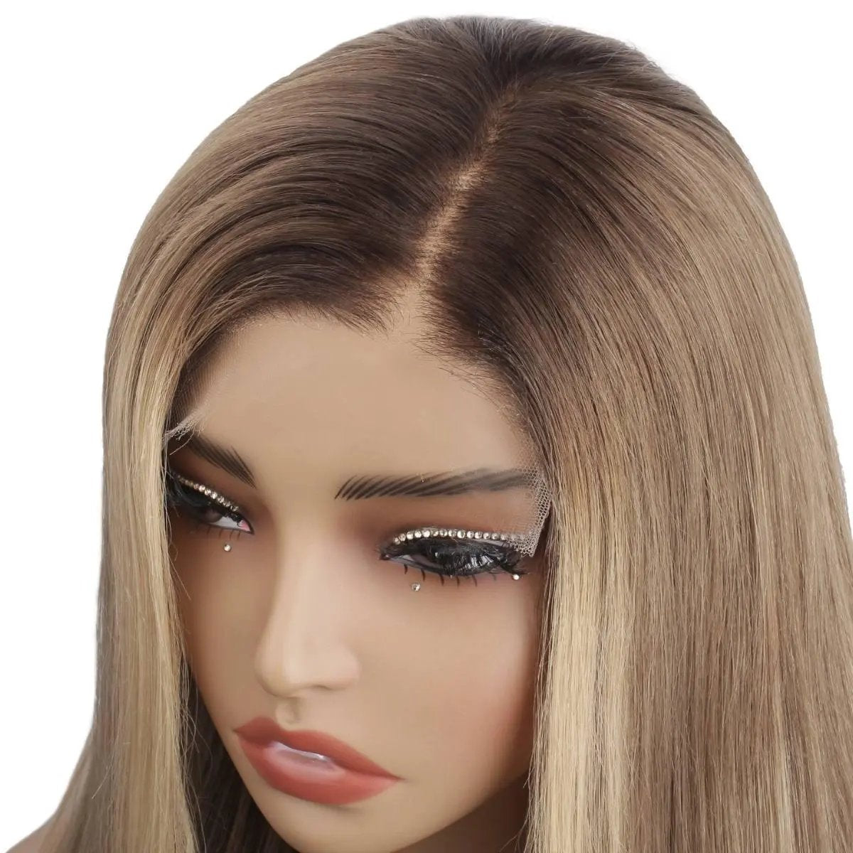 Hazel Glueless 5x5 HD Lace Professionally Colored 100% Human Hair Closure Wig Private Label