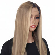 Hazel Glueless 5x5 HD Lace Professionally Colored 100% Human Hair Closure Wig Private Label