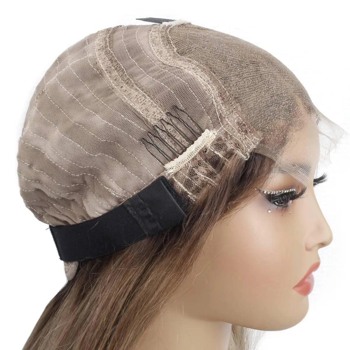 Hazel Glueless 5x5 HD Lace Professionally Colored 100% Human Hair Closure Wig Private Label