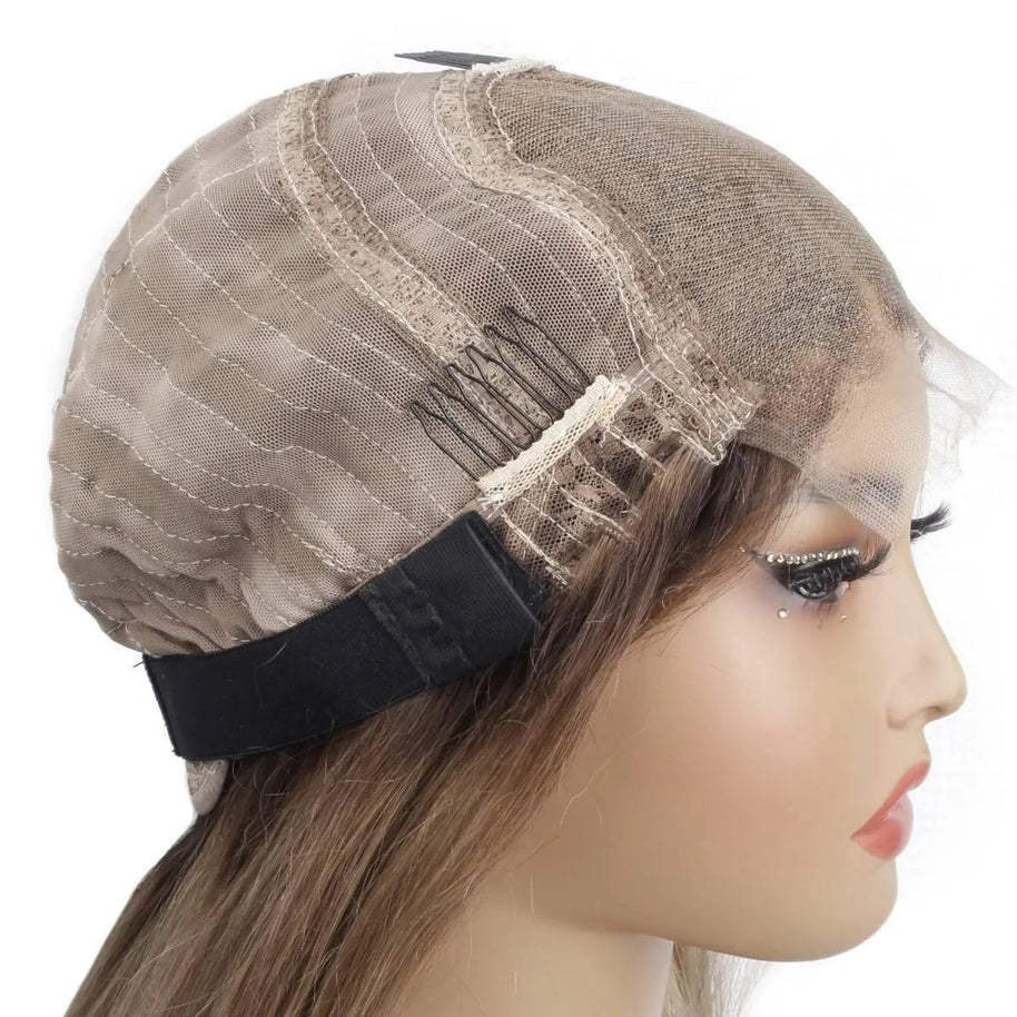 Hazel Glueless 5x5 HD Lace Professionally Colored 100% Human Hair Closure Wig Private Label