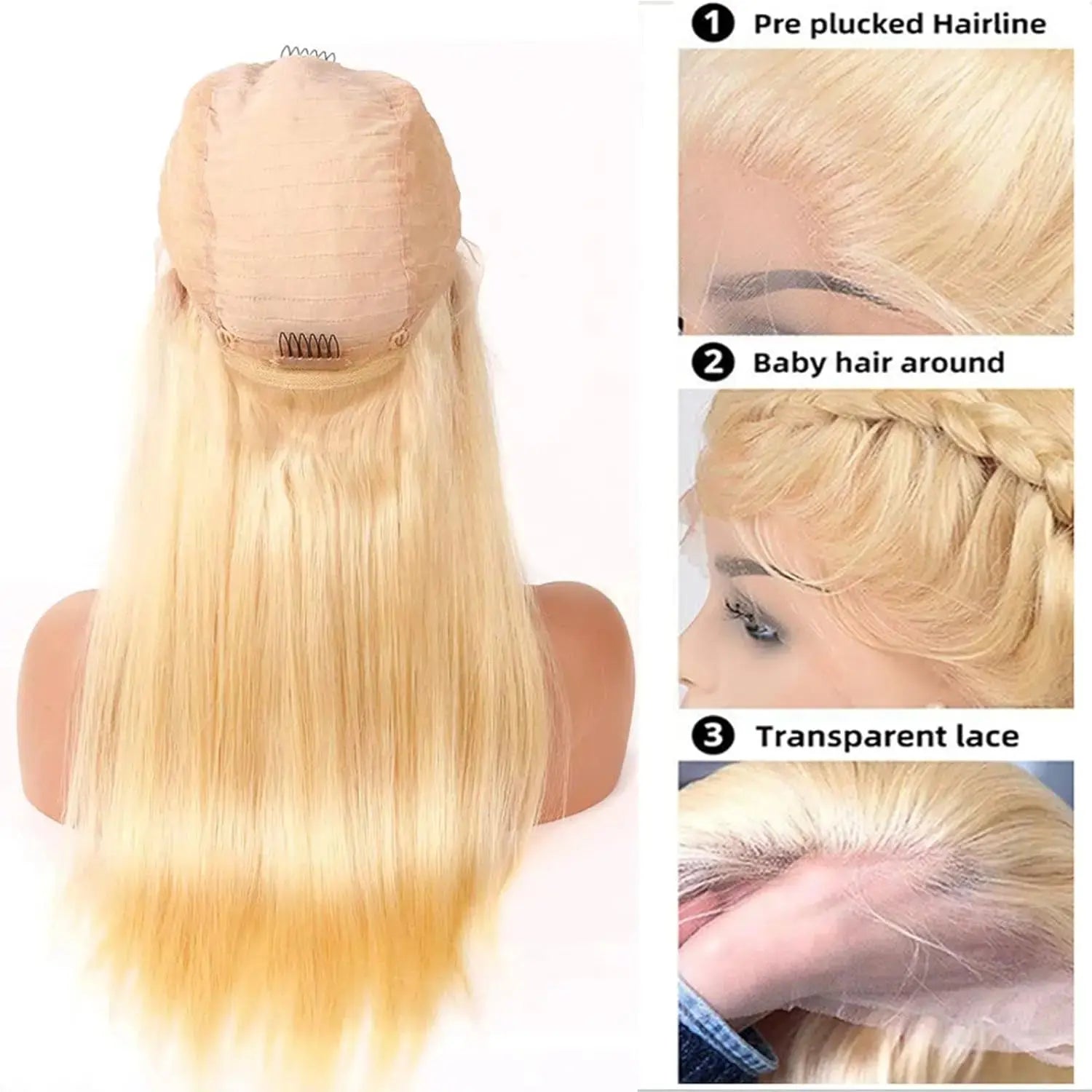 Glow Boss 613 Straight HD Wig – 100% Raw Virgin Hair The Hair Pusher