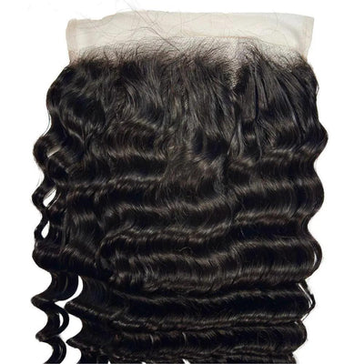 Deep Wave 7x7 HD Lace Human Hair Closure Private Label