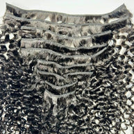 Kinky Curly Clip-In 100% Human Hair Extensions Private Label