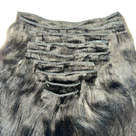 Yaki Straight Clip-In 100% Human Hair  Extensions The Hair Pusher