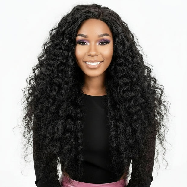 Raw Indian Curly 100% Human Hair Bundles Private Label