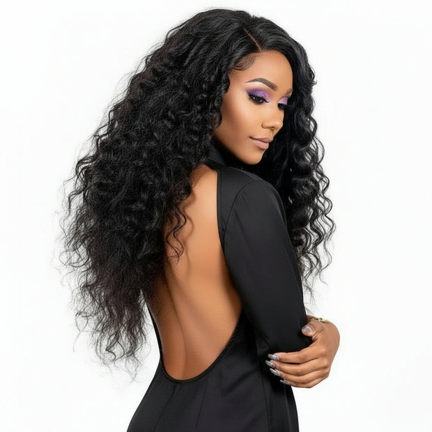Raw Indian Curly 100% Human Hair Bundles Private Label