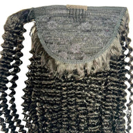 Jerry Curl 100% Human Hair Ponytail Extension Private Label