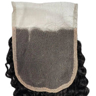 Jerry Curl 4x4 Transparent Lace Human Hair Closure Private Label