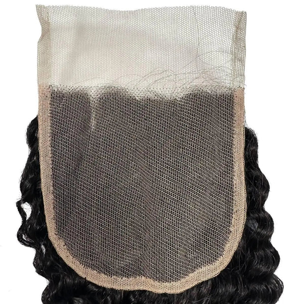 Jerry Curl 4x4 Transparent Lace Human Hair Closure Private Label