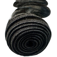 Jet Black Body Wave 100% Human Hair Bundles Private Label