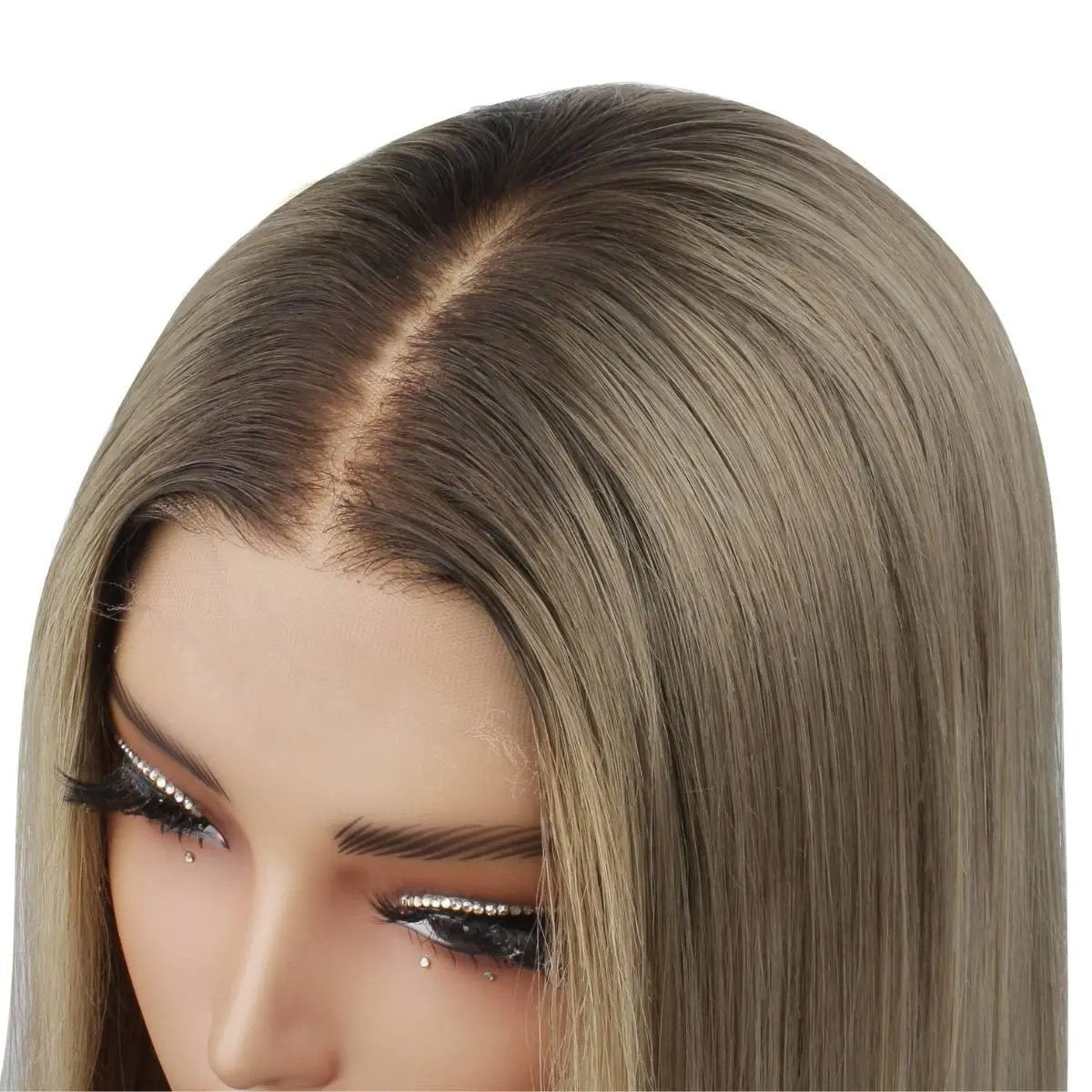 Jezebel glueless 5x5 HD lace wig by THE HAIR PUSHER PREMIUM LUXE HAIR, featuring professionally colored 100% human hair closure.