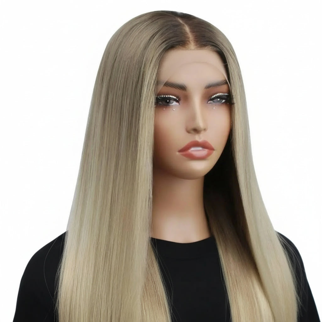 Jezebel glueless 5x5 HD lace human hair closure wig by THE HAIR PUSHER PREMIUM LUXE HAIR, professionally colored and styled.