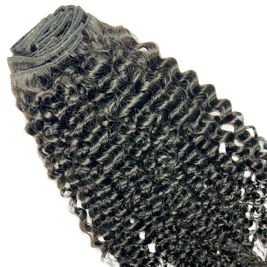 Kinky Curly Clip-In 100% Human Hair Extensions Private Label