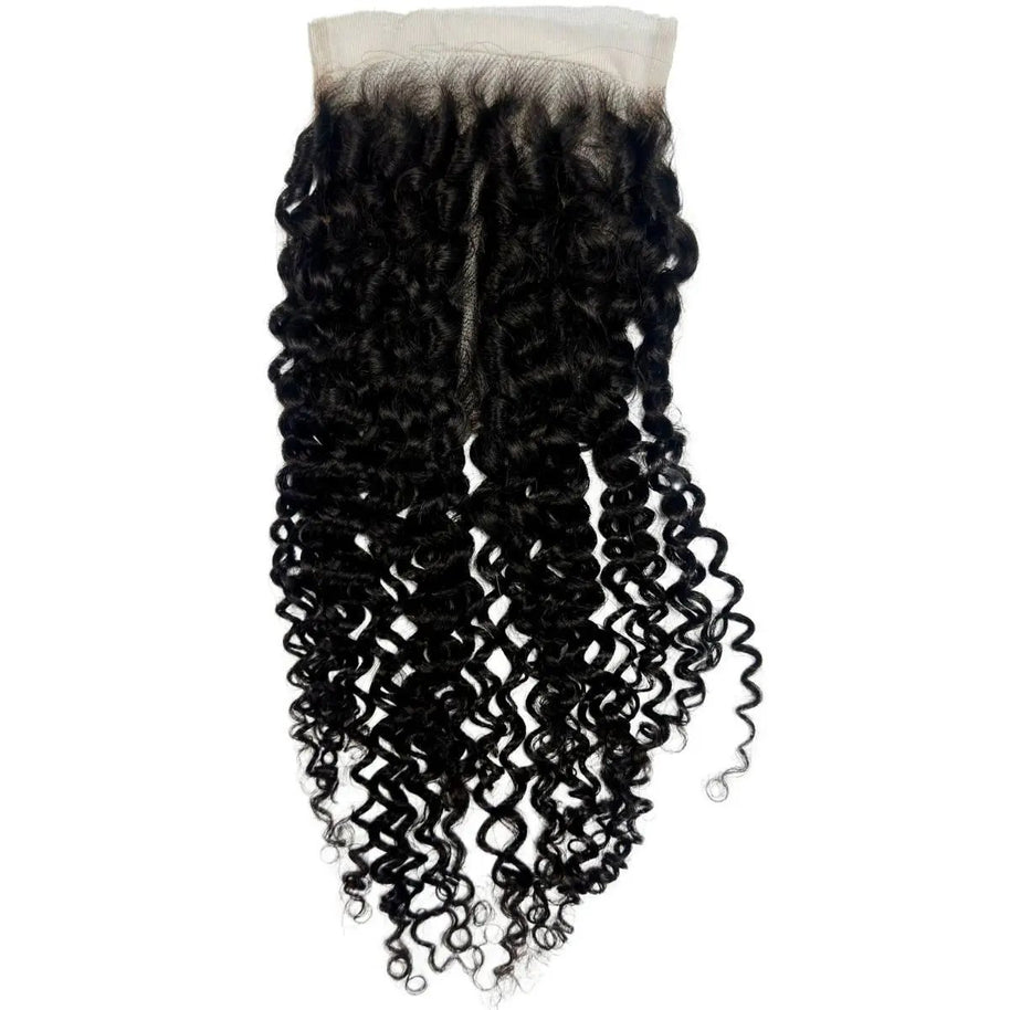 Kinky Curly 5x5 HD Lace Human Hair Closure Private Label