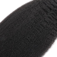 Kinky Straight Bulk 100% Human Braiding Hair Private Label