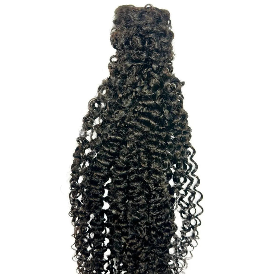 Kinky Curly 100% Human Hair Ponytail Extension Private Label