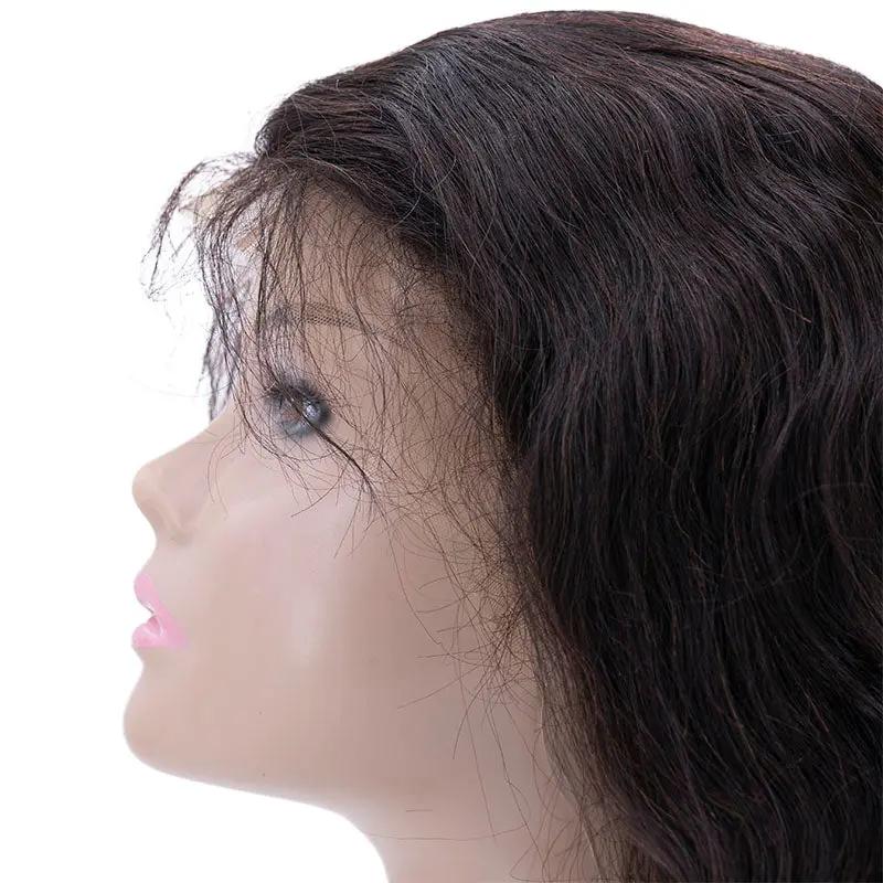 Loose Wave 13x4 Transparent Lace Front Human Hair Wig Private Label