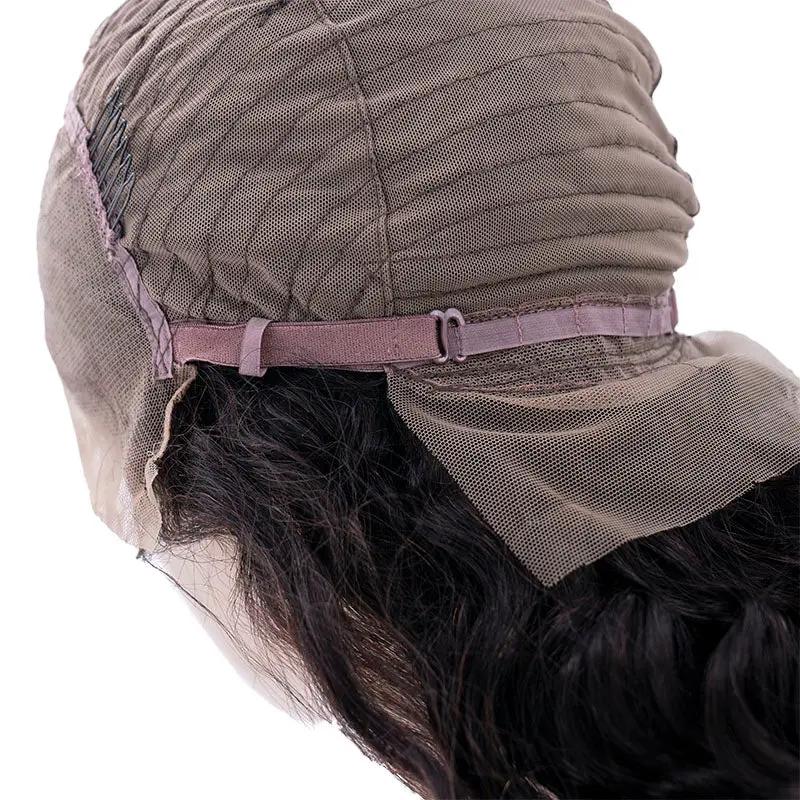 Loose Wave 13x4 Transparent Lace Front Human Hair Wig Private Label