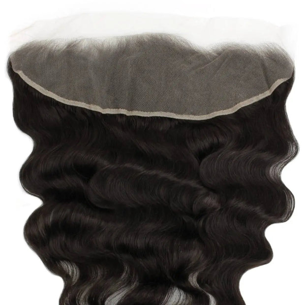 Loose Wave 13x4 Transparent Lace Human Hair Frontal Private Label