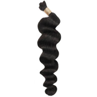 Loose Wave Bulk 100% Human Braiding Hair Private Label