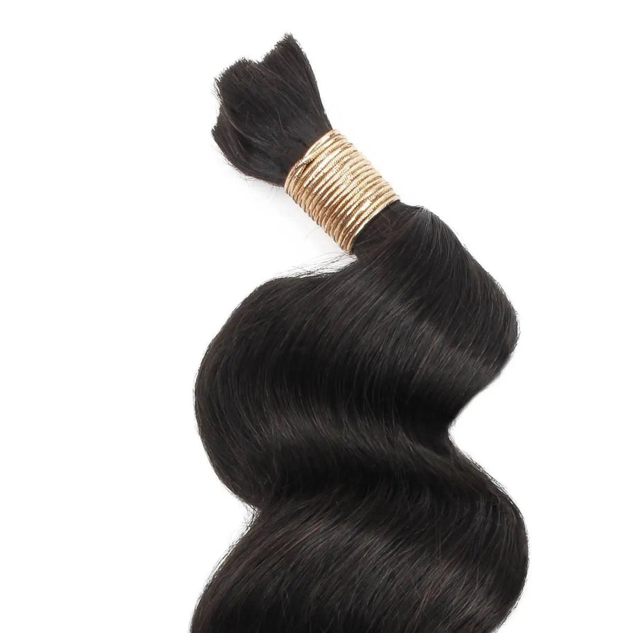 Loose Wave Bulk 100% Human Braiding Hair Private Label
